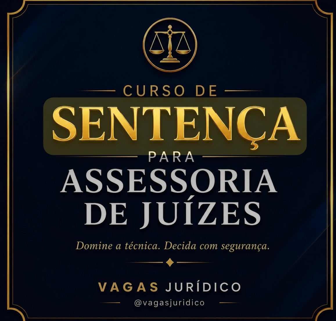 Curso de Sentença Para Assessores